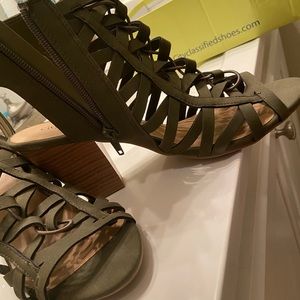 Olive Green Heels